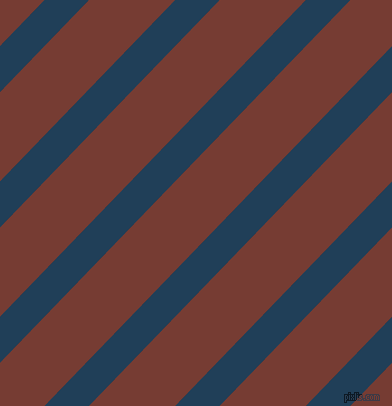 46 degree angle lines stripes, 32 pixel line width, 62 pixel line spacing, Regal Blue and Crown Of Thorns angled lines and stripes seamless tileable