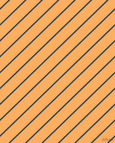 44 degree angle lines stripes, 4 pixel line width, 33 pixel line spacing, Regal Blue and Rajah angled lines and stripes seamless tileable
