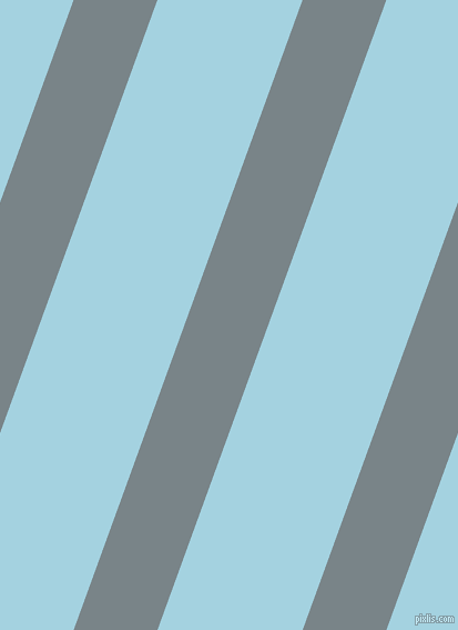 70 degree angle lines stripes, 71 pixel line width, 123 pixel line spacing, Regent Grey and French Pass angled lines and stripes seamless tileable