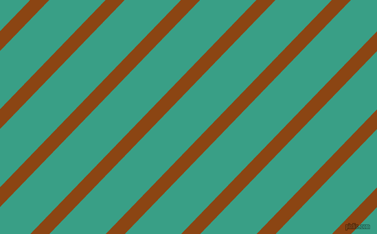 46 degree angle lines stripes, 20 pixel line width, 59 pixel line spacingSaddle Brown and Gossamer angled lines and stripes seamless tileable