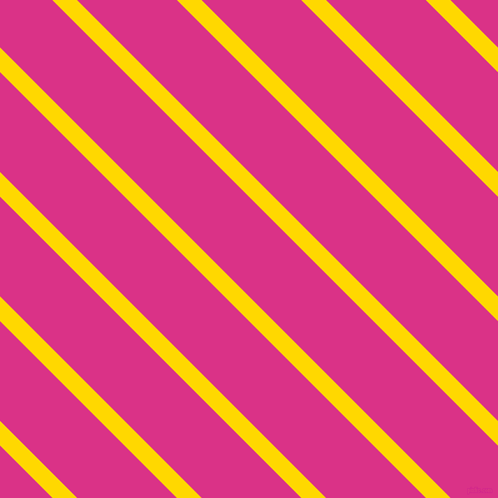 135 degree angle lines stripes, 25 pixel line width, 101 pixel line spacing, School Bus Yellow and Deep Cerise angled lines and stripes seamless tileable