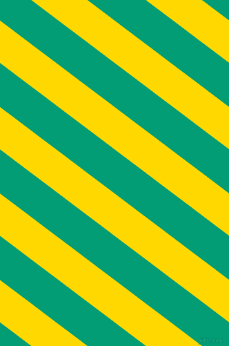 143 degree angle lines stripes, 49 pixel line width, 51 pixel line spacing, School Bus Yellow and Free Speech Aquamarine angled lines and stripes seamless tileable