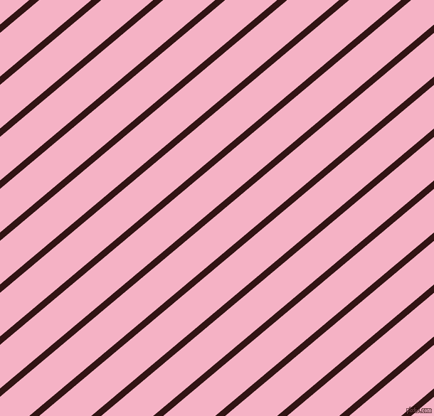 40 degree angle lines stripes, 9 pixel line width, 47 pixel line spacing, Seal Brown and Cupid angled lines and stripes seamless tileable