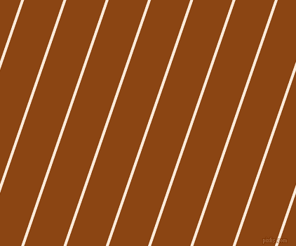 71 degree angle lines stripes, 4 pixel line width, 53 pixel line spacing, Serenade and Saddle Brown angled lines and stripes seamless tileable