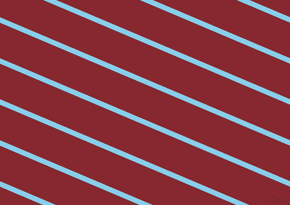 157 degree angle lines stripes, 10 pixel line width, 64 pixel line spacing, Sky Blue and Flame Red angled lines and stripes seamless tileable