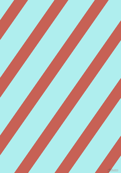 55 degree angle lines stripes, 40 pixel line width, 76 pixel line spacing, Sunglo and Pale Turquoise angled lines and stripes seamless tileable