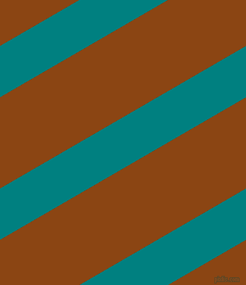 30 degree angle lines stripes, 63 pixel line width, 112 pixel line spacing, Teal and Saddle Brown angled lines and stripes seamless tileable