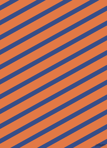 29 degree angle lines stripes, 15 pixel line width, 29 pixel line spacing, Tory Blue and Jaffa angled lines and stripes seamless tileable