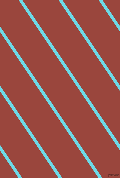 124 degree angle lines stripes, 11 pixel line width, 104 pixel line spacing, Turquoise Blue and Cognac angled lines and stripes seamless tileable