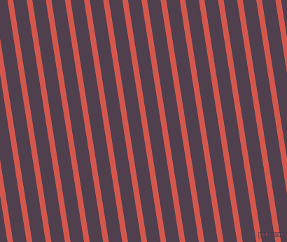99 degree angle lines stripes, 8 pixel line width, 19 pixel line spacing, Valencia and Purple Taupe angled lines and stripes seamless tileable