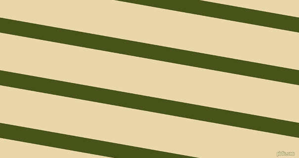 170 degree angle lines stripes, 30 pixel line width, 75 pixel line spacing, Verdun Green and Beeswax angled lines and stripes seamless tileable