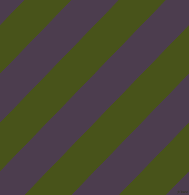 46 degree angle lines stripes, 114 pixel line width, 115 pixel line spacing, Verdun Green and Bossanova angled lines and stripes seamless tileable
