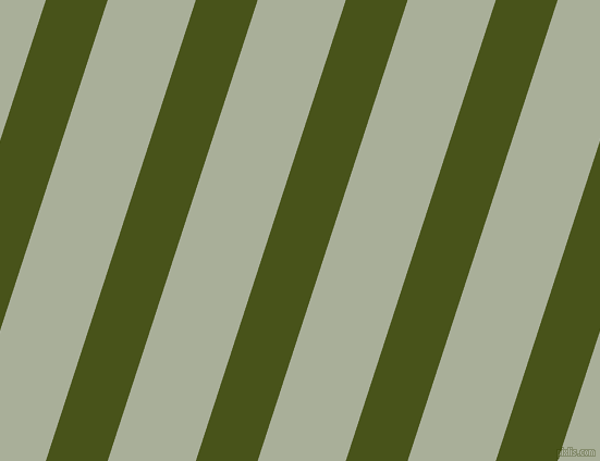 72 degree angle lines stripes, 54 pixel line width, 77 pixel line spacing, Verdun Green and Green Spring angled lines and stripes seamless tileable