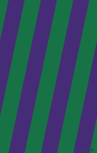 78 degree angle lines stripes, 52 pixel line width, 53 pixel line spacing, Windsor and Dark Spring Green angled lines and stripes seamless tileable
