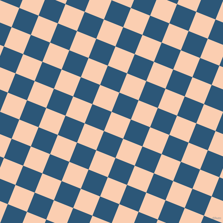 68/158 degree angle diagonal checkered chequered squares checker pattern checkers background, 85 pixel squares size, , Apricot and Venice Blue checkers chequered checkered squares seamless tileable