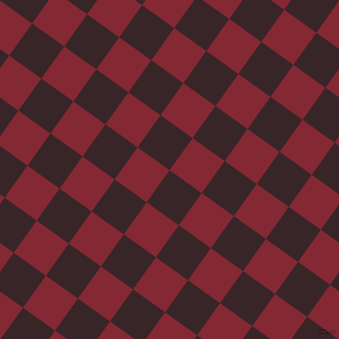 54/144 degree angle diagonal checkered chequered squares checker pattern checkers background, 77 pixel square size, , Aubergine and Shiraz checkers chequered checkered squares seamless tileable