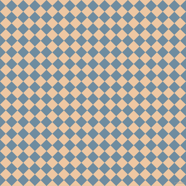 45/135 degree angle diagonal checkered chequered squares checker pattern checkers background, 27 pixel square size, , Bermuda Grey and Negroni checkers chequered checkered squares seamless tileable