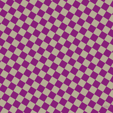 59/149 degree angle diagonal checkered chequered squares checker pattern checkers background, 26 pixel square size, , Bison Hide and Dark Purple checkers chequered checkered squares seamless tileable