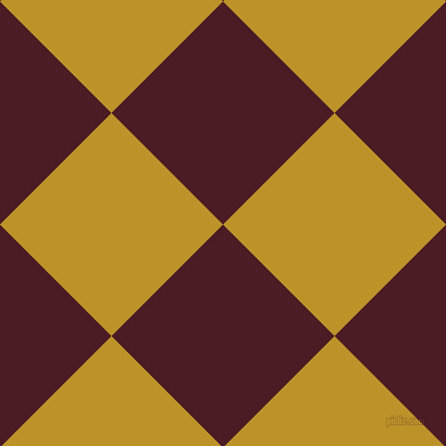 45/135 degree angle diagonal checkered chequered squares checker pattern checkers background, 145 pixel squares size, Bordeaux and Nugget checkers chequered checkered squares seamless tileable