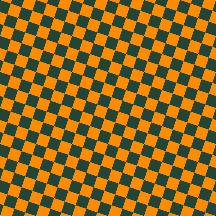 72/162 degree angle diagonal checkered chequered squares checker pattern checkers background, 38 pixel square size, , Burnham and Dark Orange checkers chequered checkered squares seamless tileable