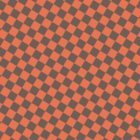 59/149 degree angle diagonal checkered chequered squares checker pattern checkers background, 28 pixel square size, Burnt Sienna and Dorado checkers chequered checkered squares seamless tileable