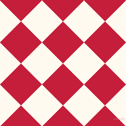 45/135 degree angle diagonal checkered chequered squares checker pattern checkers background, 96 pixel square size, , Cardinal and Floral White checkers chequered checkered squares seamless tileable