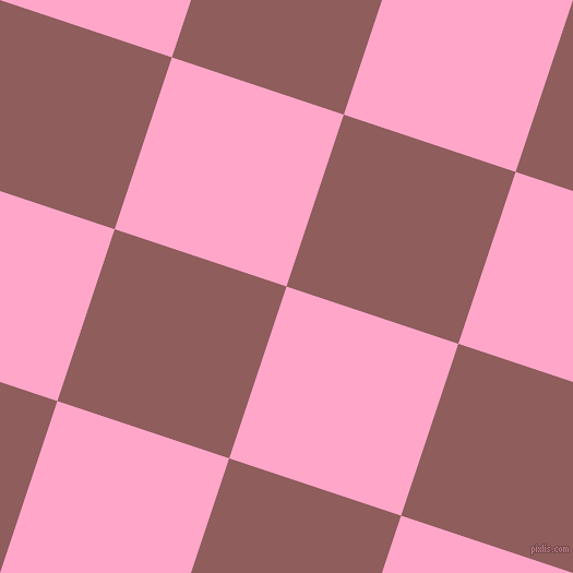 72/162 degree angle diagonal checkered chequered squares checker pattern checkers background, 166 pixel squares size, , Carnation Pink and Rose Taupe checkers chequered checkered squares seamless tileable