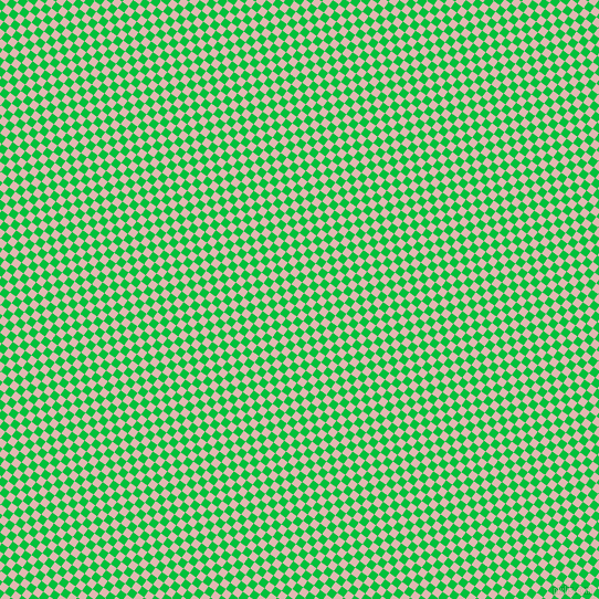 54/144 degree angle diagonal checkered chequered squares checker pattern checkers background, 7 pixel squares size, , Cavern Pink and Dark Pastel Green checkers chequered checkered squares seamless tileable