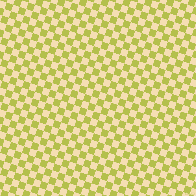 72/162 degree angle diagonal checkered chequered squares checker pattern checkers background, 24 pixel square size, , Celery and Wheat checkers chequered checkered squares seamless tileable