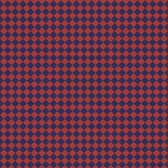 45/135 degree angle diagonal checkered chequered squares checker pattern checkers background, 18 pixel squares size, , Cherry Pie and Mexican Red checkers chequered checkered squares seamless tileable