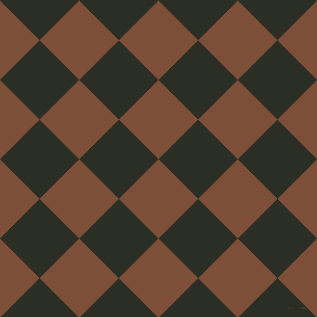 45/135 degree angle diagonal checkered chequered squares checker pattern checkers background, 110 pixel squares size, , Cigar and Rangoon Green checkers chequered checkered squares seamless tileable