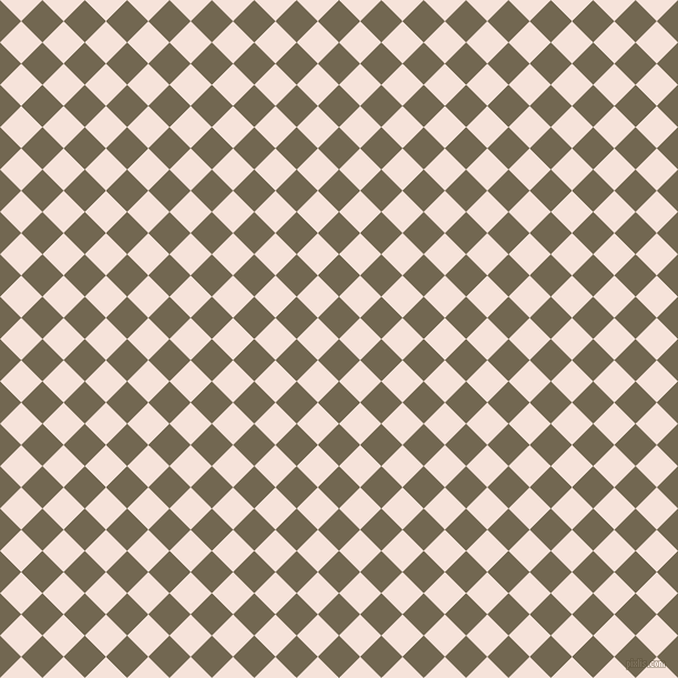 45/135 degree angle diagonal checkered chequered squares checker pattern checkers background, 27 pixel squares size, , Coffee and Provincial Pink checkers chequered checkered squares seamless tileable