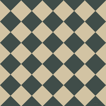 45/135 degree angle diagonal checkered chequered squares checker pattern checkers background, 58 pixel square size, , Corduroy and Double Spanish White checkers chequered checkered squares seamless tileable