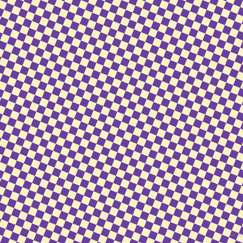 68/158 degree angle diagonal checkered chequered squares checker pattern checkers background, 25 pixel square size, Corn Field and Royal Purple checkers chequered checkered squares seamless tileable