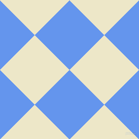 45/135 degree angle diagonal checkered chequered squares checker pattern checkers background, 167 pixel squares size, , Cornflower Blue and Half And Half checkers chequered checkered squares seamless tileable