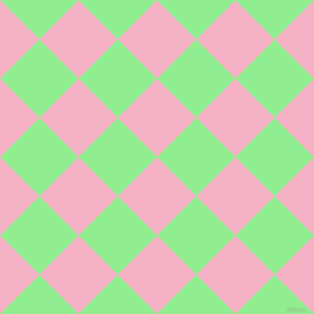45/135 degree angle diagonal checkered chequered squares checker pattern checkers background, 112 pixel squares size, , Cupid and Light Green checkers chequered checkered squares seamless tileable