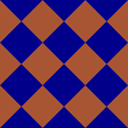 45/135 degree angle diagonal checkered chequered squares checker pattern checkers background, 102 pixel squares size, , Dark Blue and Vesuvius checkers chequered checkered squares seamless tileable
