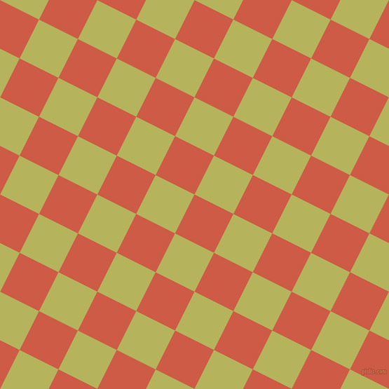 63/153 degree angle diagonal checkered chequered squares checker pattern checkers background, 62 pixel square size, , Dark Coral and Olive Green checkers chequered checkered squares seamless tileable
