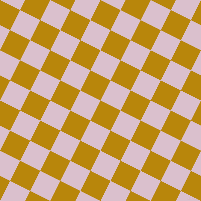 63/153 degree angle diagonal checkered chequered squares checker pattern checkers background, 75 pixel squares size, Dark Goldenrod and Twilight checkers chequered checkered squares seamless tileable