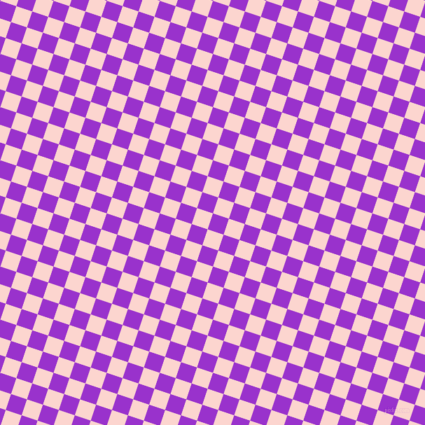 72/162 degree angle diagonal checkered chequered squares checker pattern checkers background, 24 pixel square size, , Dark Orchid and Cosmos checkers chequered checkered squares seamless tileable