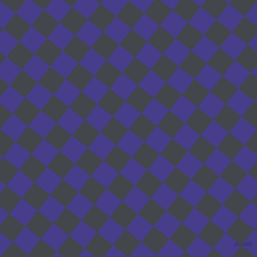 51/141 degree angle diagonal checkered chequered squares checker pattern checkers background, 41 pixel square size, , Dark Slate Blue and Steel Grey checkers chequered checkered squares seamless tileable