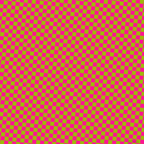 84/174 degree angle diagonal checkered chequered squares checker pattern checkers background, 13 pixel square size, , Deep Pink and Citrus checkers chequered checkered squares seamless tileable