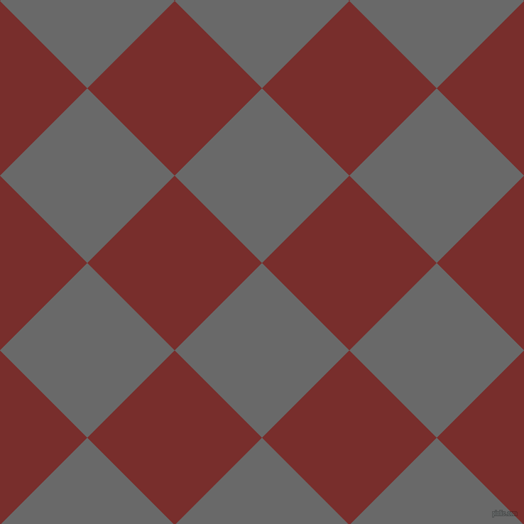 45/135 degree angle diagonal checkered chequered squares checker pattern checkers background, 174 pixel squares size, , Dim Gray and Lusty checkers chequered checkered squares seamless tileable