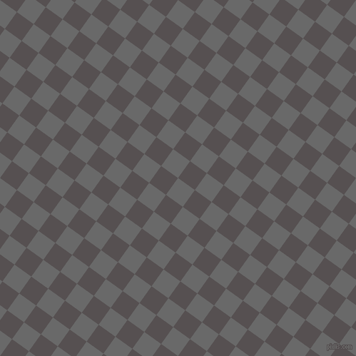 54/144 degree angle diagonal checkered chequered squares checker pattern checkers background, 29 pixel square size, , Dim Gray and Mortar checkers chequered checkered squares seamless tileable