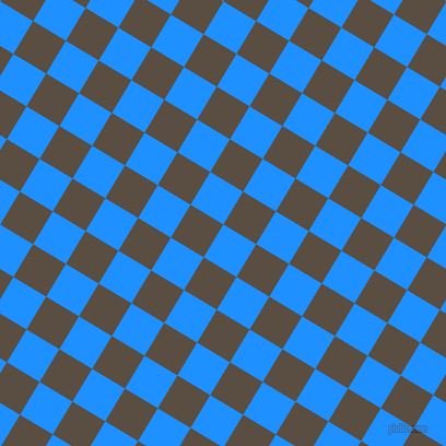 59/149 degree angle diagonal checkered chequered squares checker pattern checkers background, 35 pixel square size, , Dodger Blue and Rock checkers chequered checkered squares seamless tileable