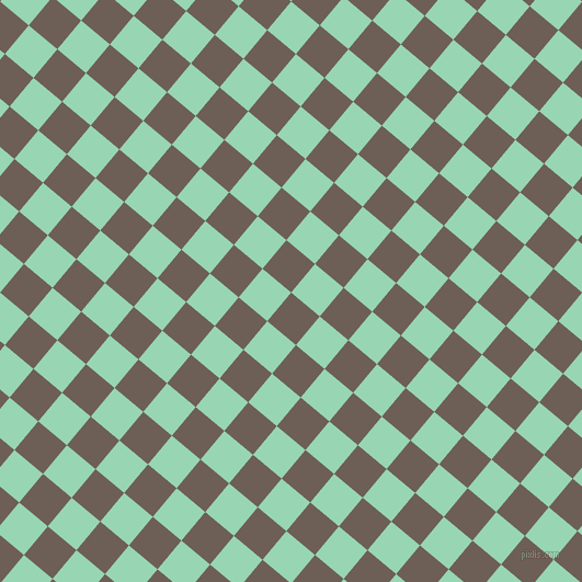 50/140 degree angle diagonal checkered chequered squares checker pattern checkers background, 34 pixel square size, , Dorado and Vista Blue checkers chequered checkered squares seamless tileable