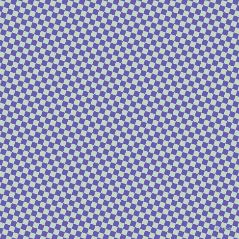 72/162 degree angle diagonal checkered chequered squares checker pattern checkers background, 11 pixel squares size, Edgewater and Blue Marguerite checkers chequered checkered squares seamless tileable