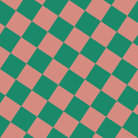 56/146 degree angle diagonal checkered chequered squares checker pattern checkers background, 65 pixel squares size, , Elf Green and My Pink checkers chequered checkered squares seamless tileable