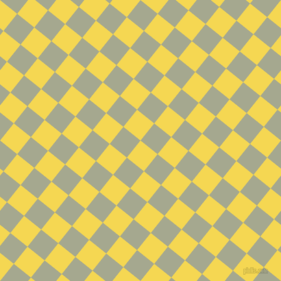 51/141 degree angle diagonal checkered chequered squares checker pattern checkers background, 32 pixel square size, Energy Yellow and Bud checkers chequered checkered squares seamless tileable