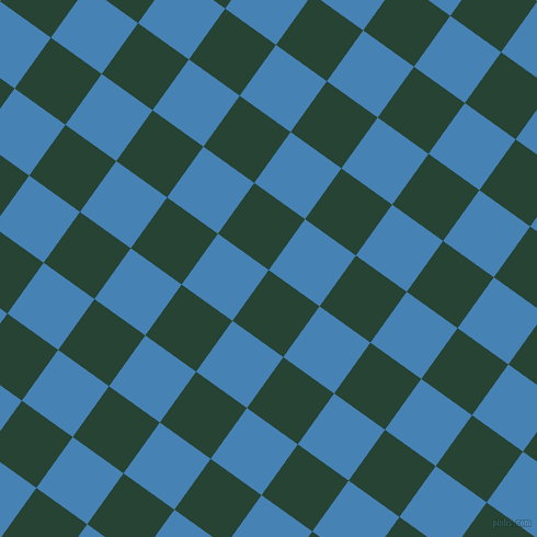 54/144 degree angle diagonal checkered chequered squares checker pattern checkers background, 57 pixel squares size, , Everglade and Steel Blue checkers chequered checkered squares seamless tileable